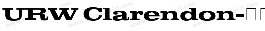 URW Clarendon字体转换